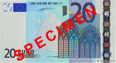 20 Euro EUROPE  2002 P.03u NEUF