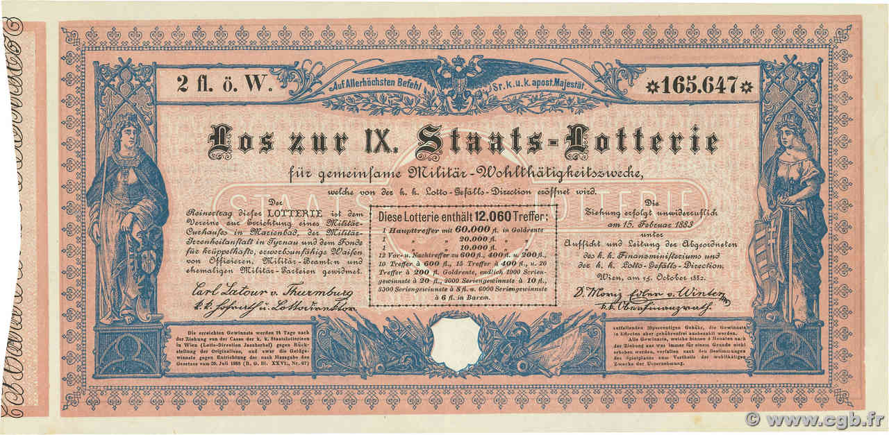12060 Treffer AUSTRIA Vienne 1883  SPL