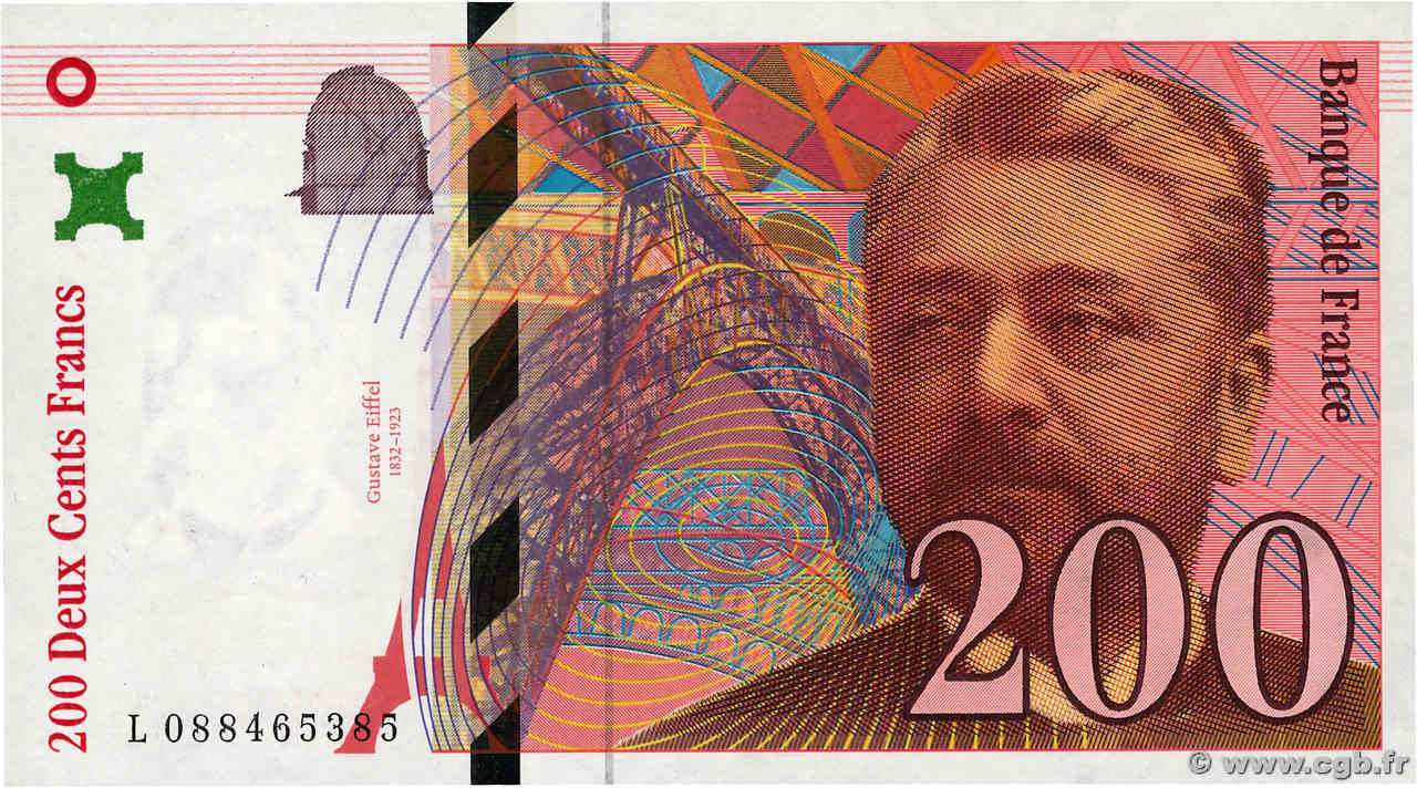 200 Francs EIFFEL FRANCE 1999 F.75.05 NEUF