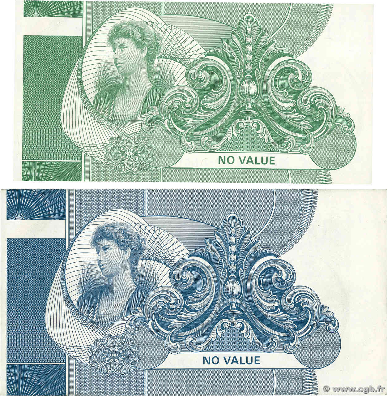 Lot de 2 Billets Test Note (Pound) Lot ENGLAND  1980 P.- XF