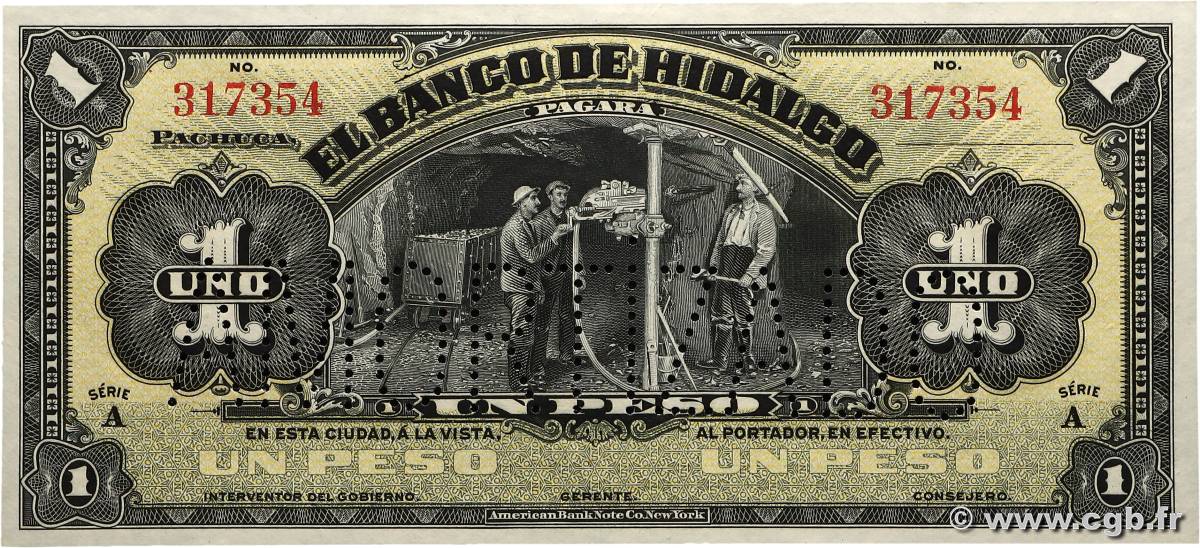 1 Pesos MEXIQUE Hidalgo 1914 PS.0304b NEUF