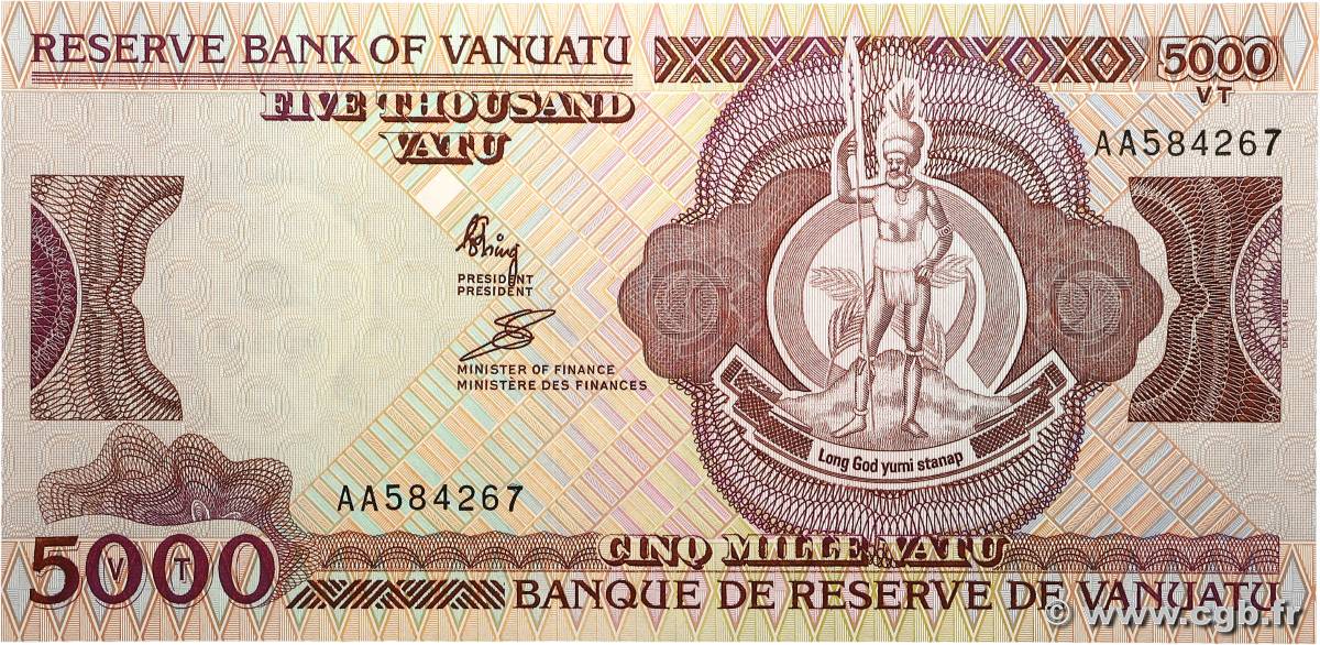 5000 Vatu VANUATU  1993 P.07 NEUF