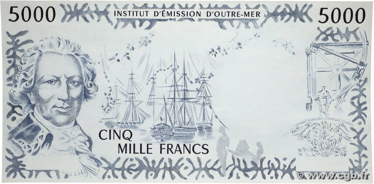 5000 Francs Épreuve POLYNÉSIE, TERRITOIRES D OUTRE MER  1996 P.03p NEUF