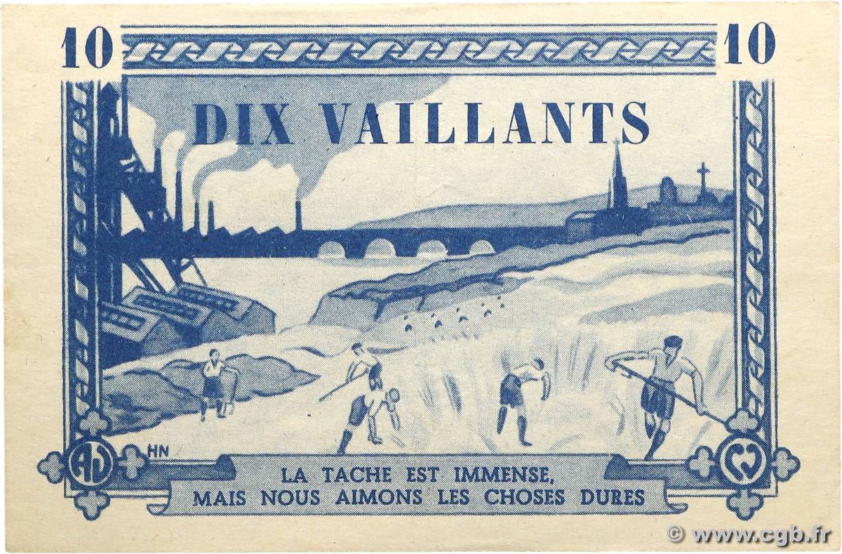10 Vaillants FRANCE regionalism and various  1930  VF+