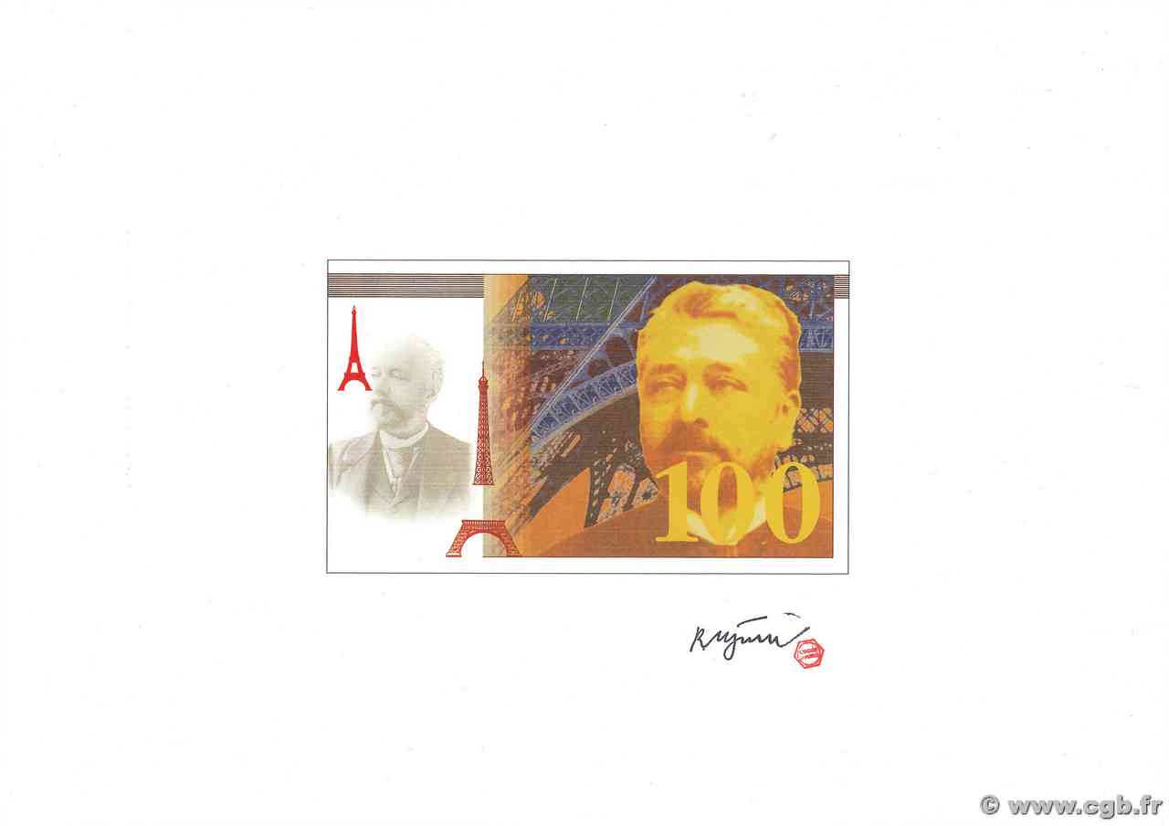 100 Francs EIFFEL Essai FRANCIA 1993 NE.1993 FDC