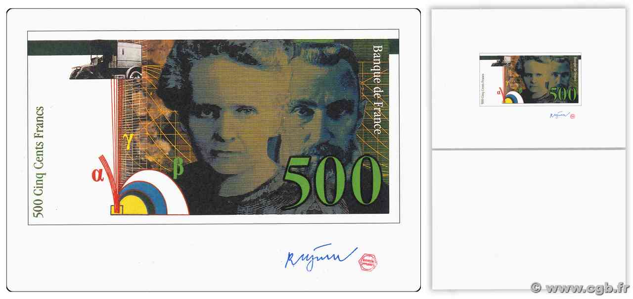 500 Francs PIERRE ET MARIE CURIE Essai FRANCE 1989 NE.1989 NEUF