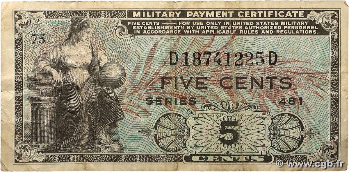 5 Cents ÉTATS-UNIS D AMÉRIQUE 1951 P.M022 TB