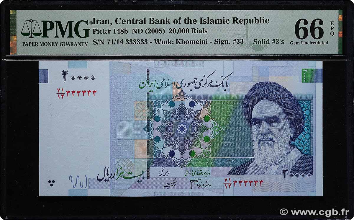 20000 Rials Numéro spécial IRAN  2005 P.148b NEUF
