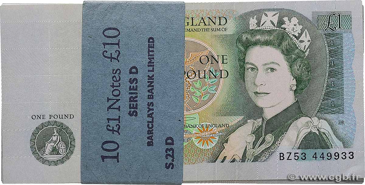 1 Pound Liasse ANGLETERRE  1981 P.377b pr.NEUF