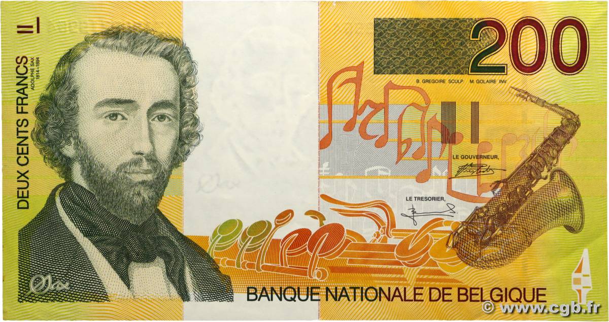 200 Francs BELGIQUE  1995 P.148 SPL