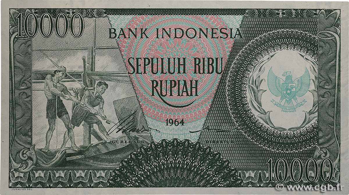 10000 Rupiah INDONÉSIE  1964 P.101b pr.NEUF