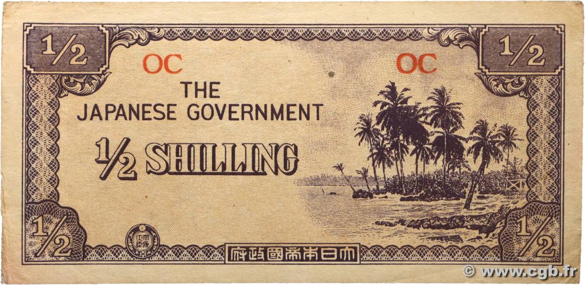 1/2 Shilling OCÉANIE  1942 P.01a TTB
