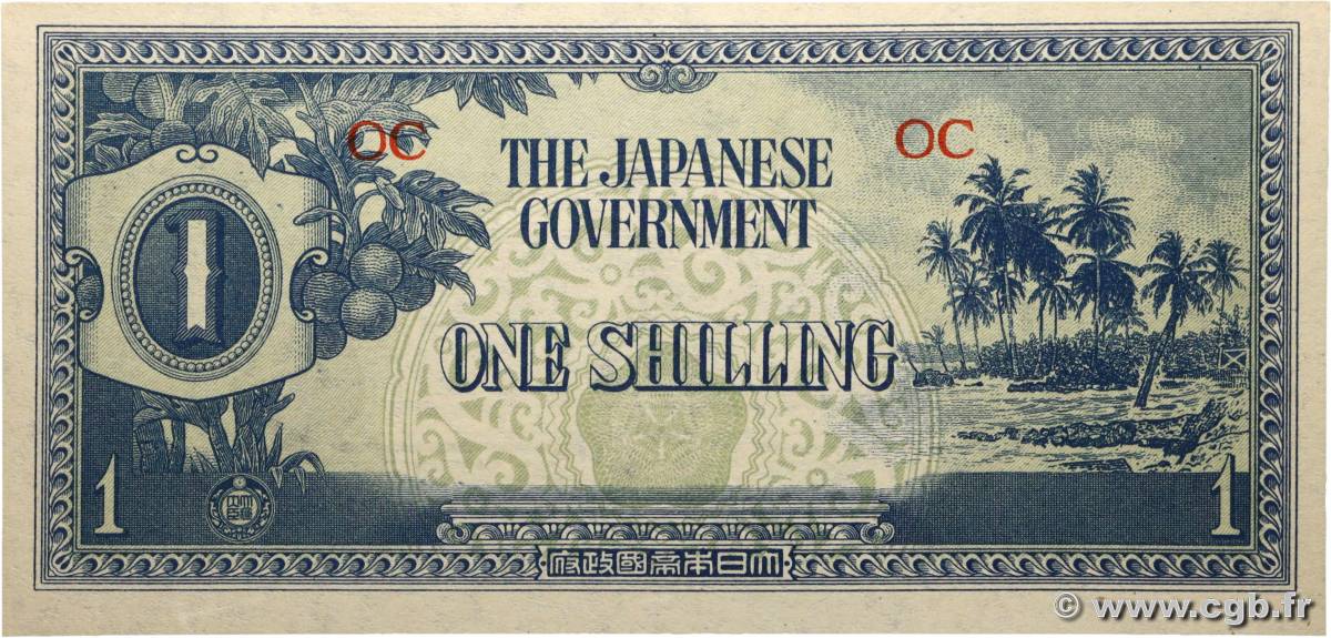 1 Shilling OCÉANIE  1942 P.02a NEUF