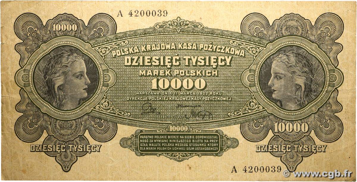 10000 Marek POLOGNE 1922 P.032 TB