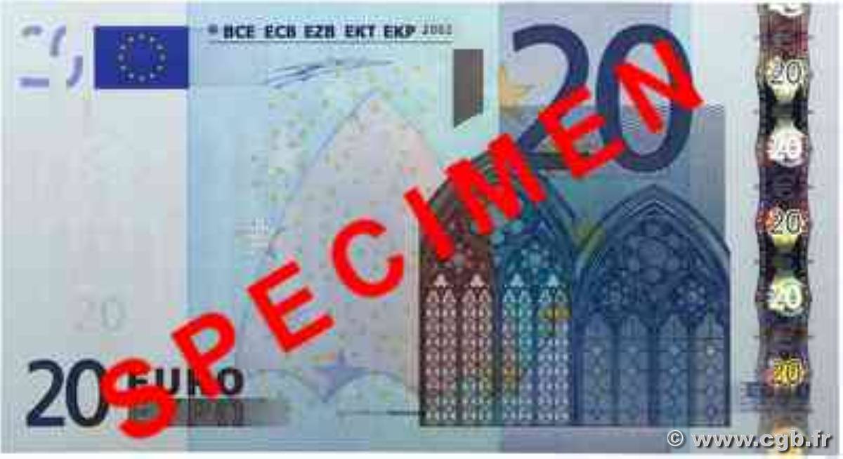 20 Euro EUROPE  2002 P.03v NEUF