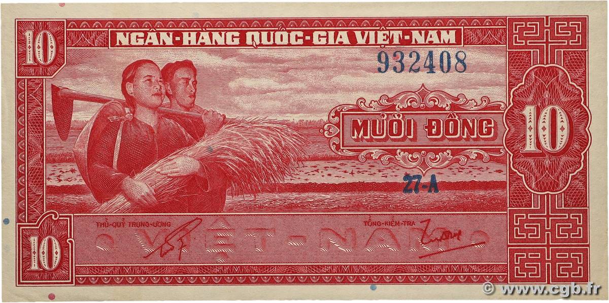 10 Dong VIET NAM SUD 1962 P.05a pr.NEUF
