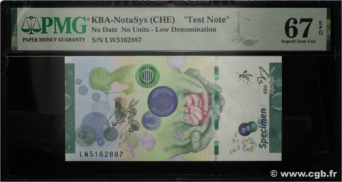 1 (Units) Test Note SUISSE 2010 P.- FDC