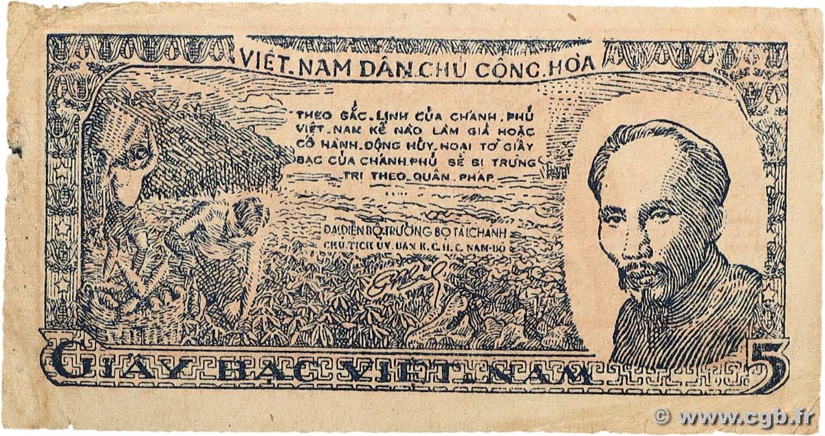 5 Dong VIETNAM 1947 P.010B ou 19 S