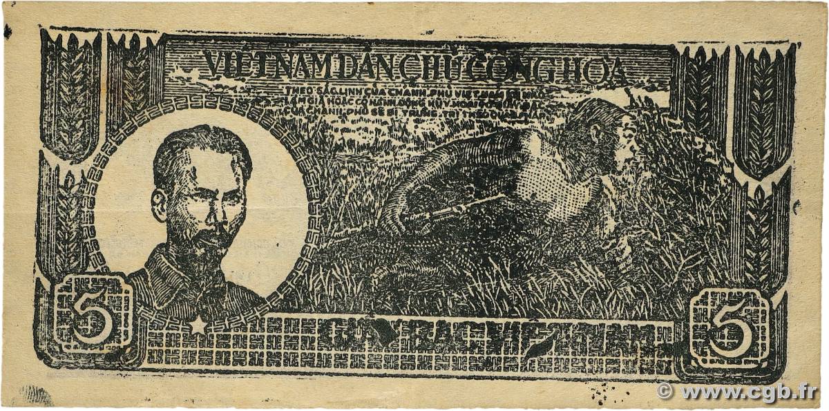 5 Dong VIET NAM 1948 P.017a TTB+