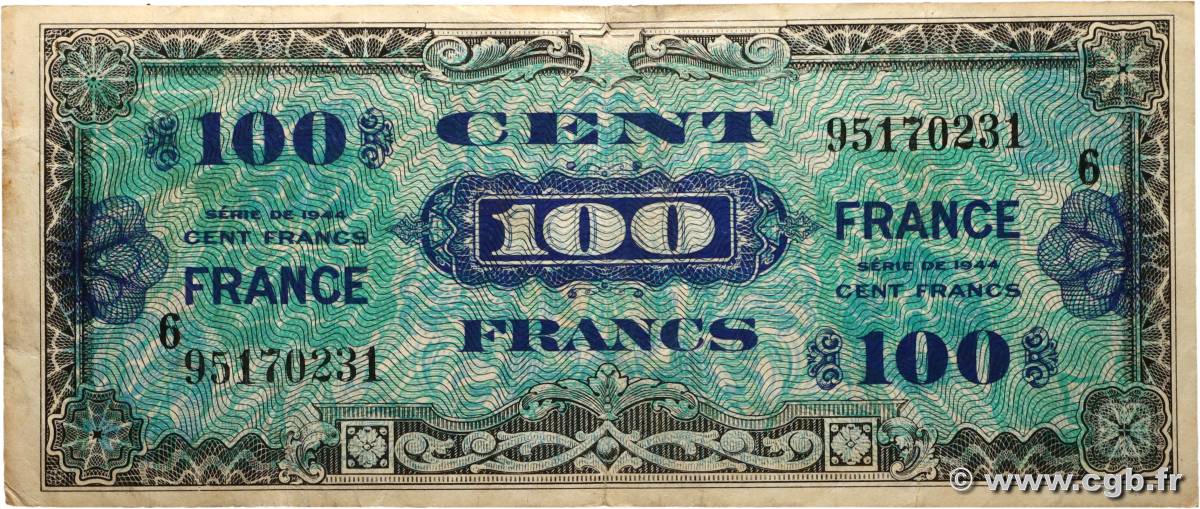100 Francs FRANCE FRANCE  1945 VF.25.06 TB+