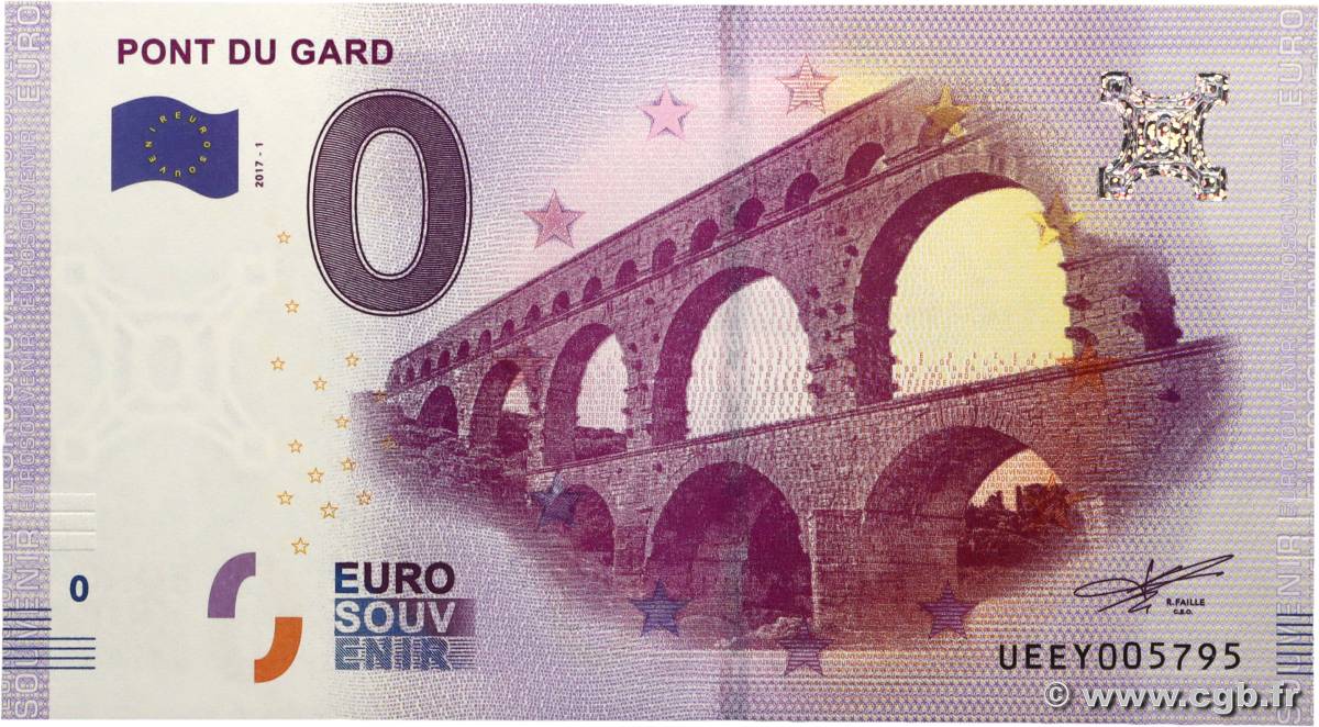 0 Euro FRANCE régionalisme et divers  2017 P.- NEUF