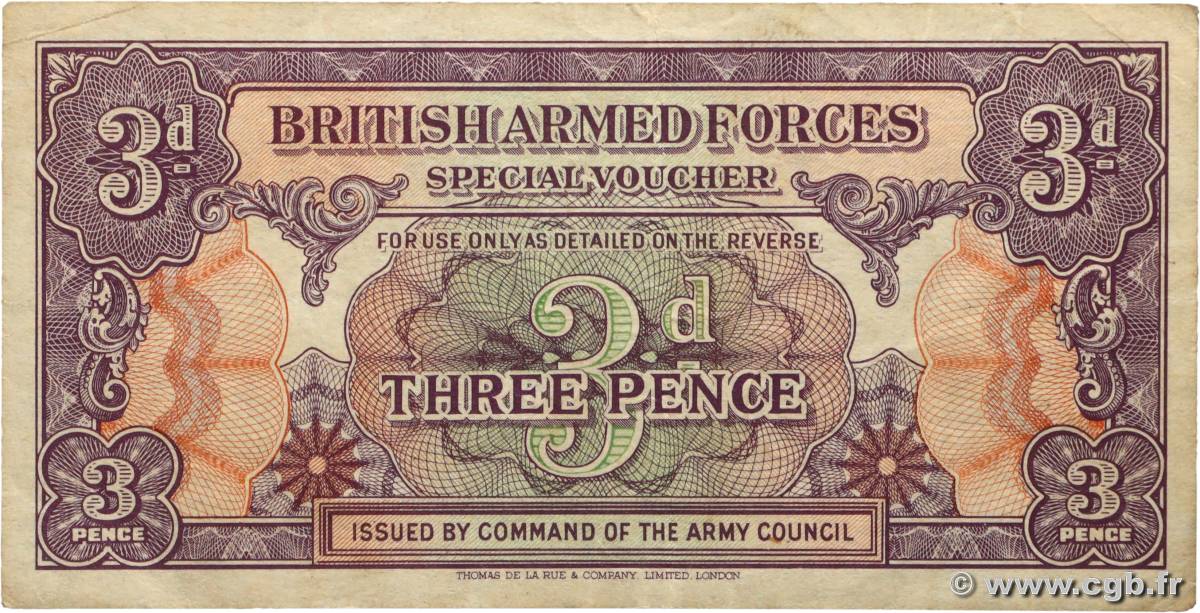 3 Pence ANGLETERRE  1946 P.M009a TTB