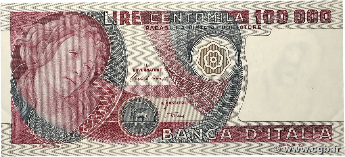 100000 Lire ITALIEN 1982 P.108b VZ+