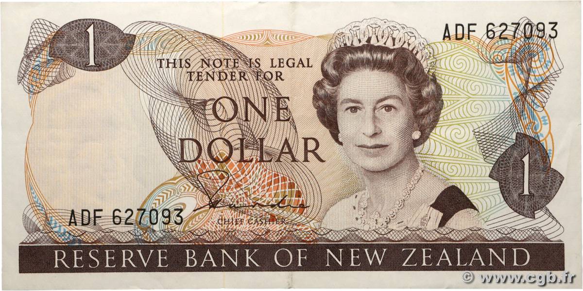 1 Dollar NEUSEELAND
1988 P.169c fVZ