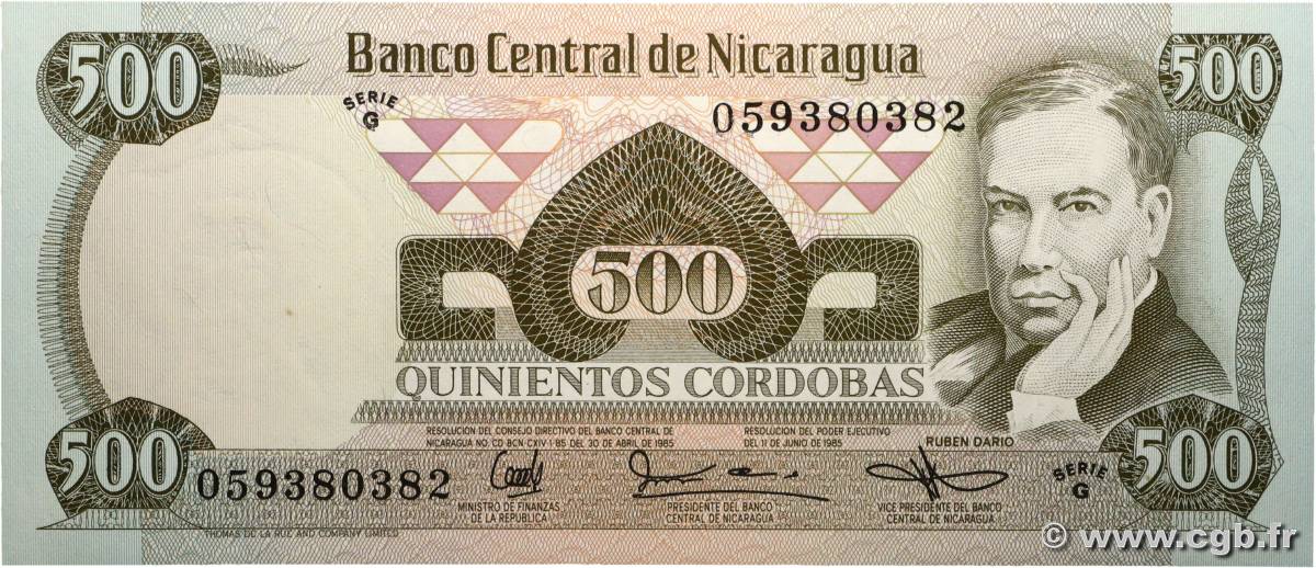 500 Cordobas NICARAGUA  1985 P.144 NEUF