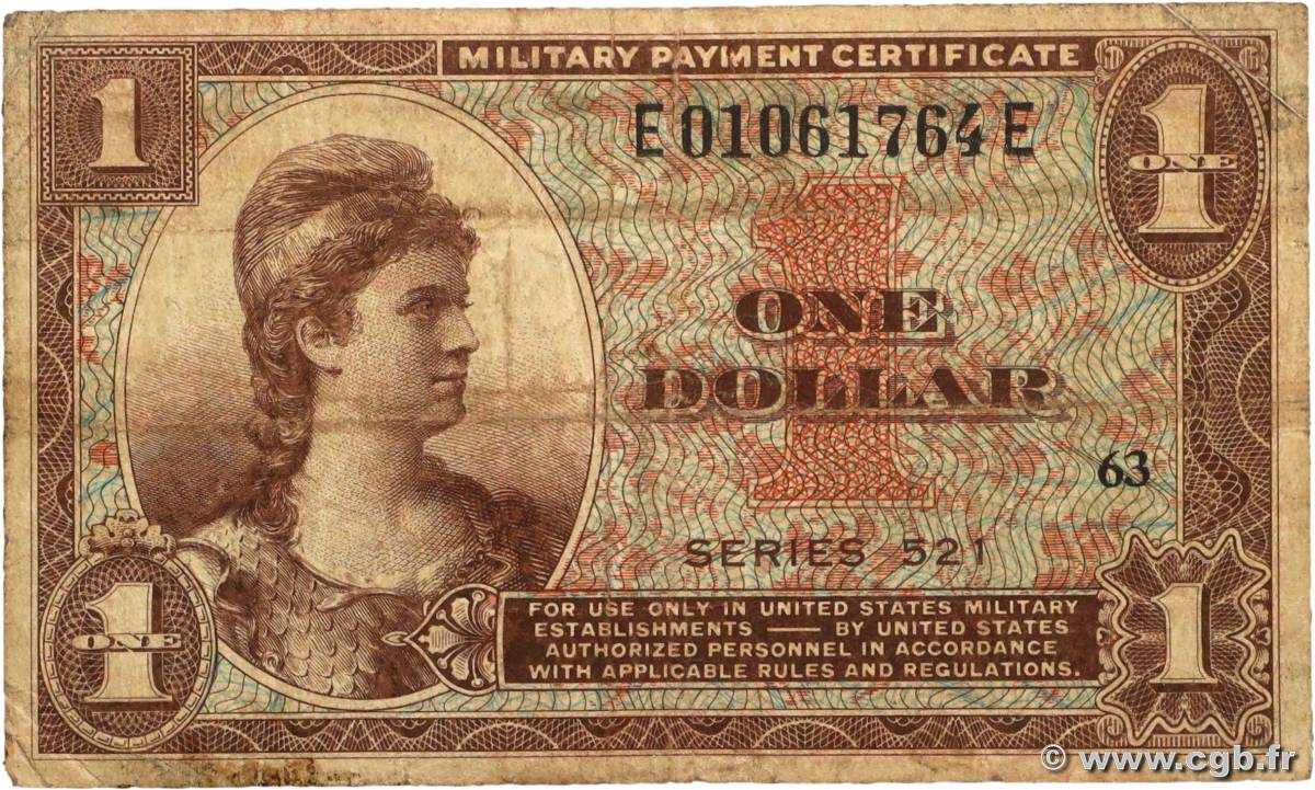 1 Dollar UNITED STATES OF AMERICA  1954 P.M33a VG