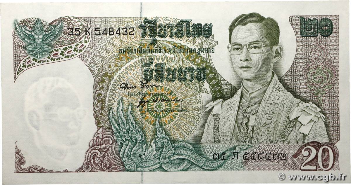 20 Baht THAÏLANDE  1969 P.084a pr.NEUF