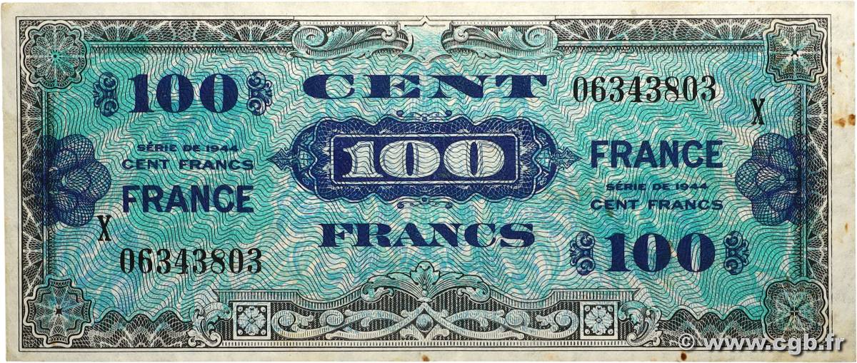 100 Francs FRANCE FRANCE 1945 VF.25.11 TTB