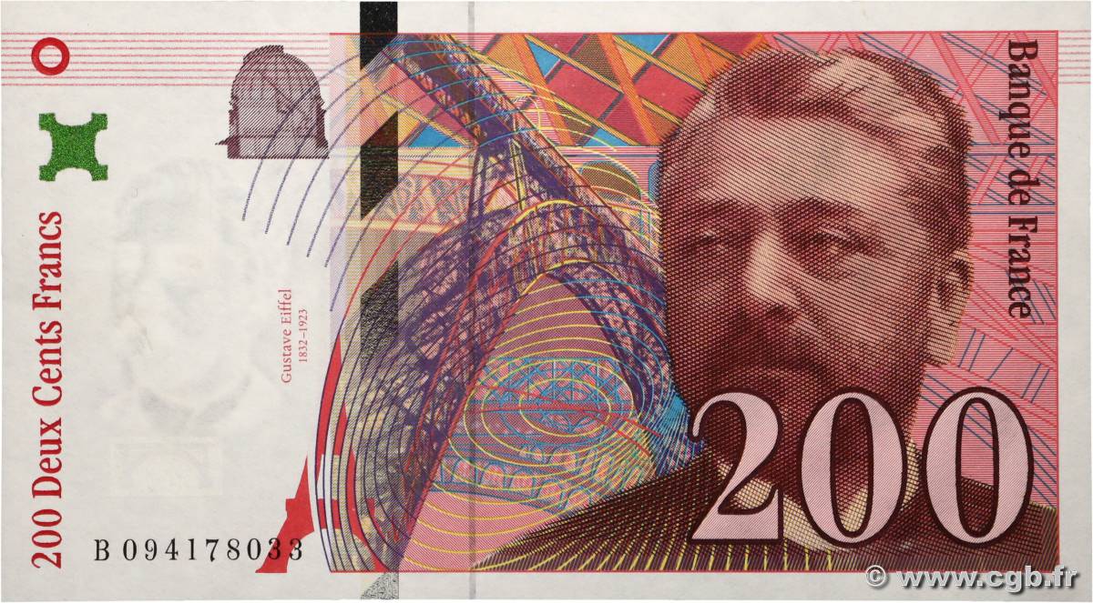 200 Francs EIFFEL FRANCE 1999 F.75.05 NEUF