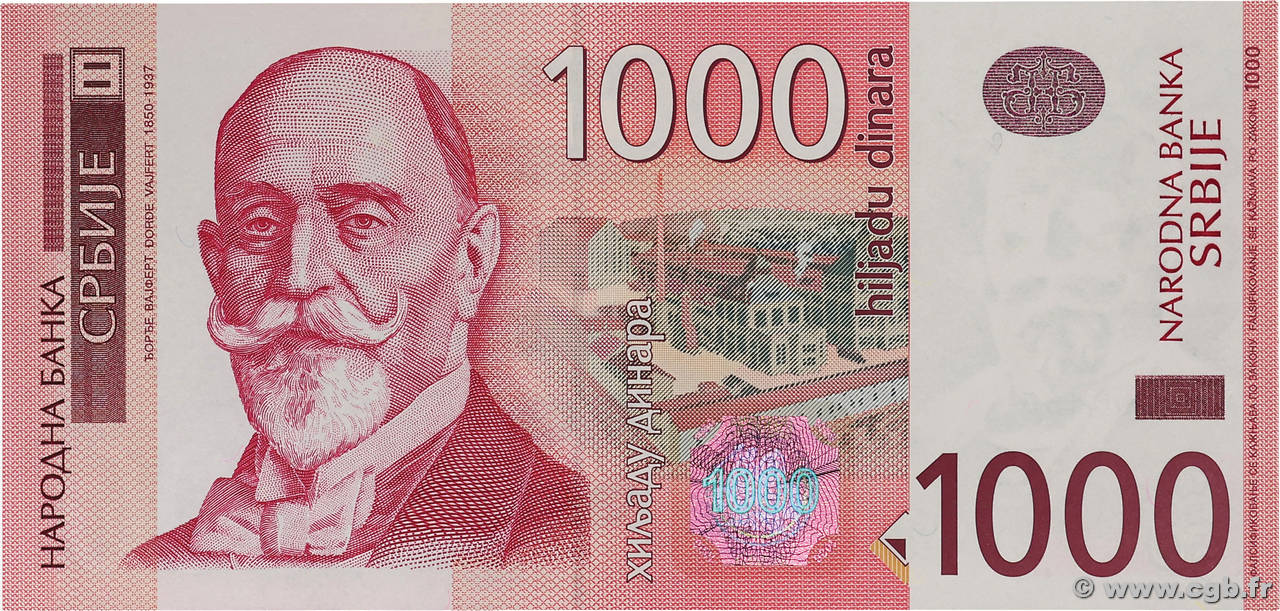 1000 Dinara SERBIE 2003 P.44b pr.NEUF