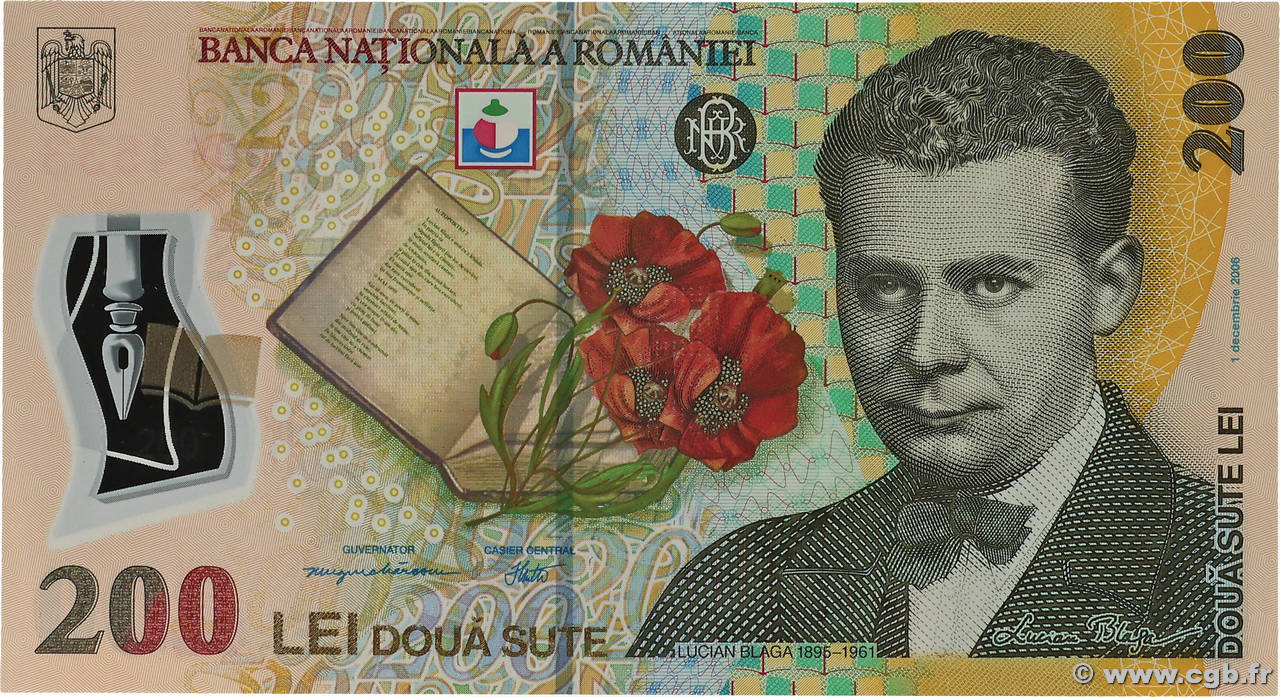 200 Lei ROUMANIE 2006 P.122a NEUF