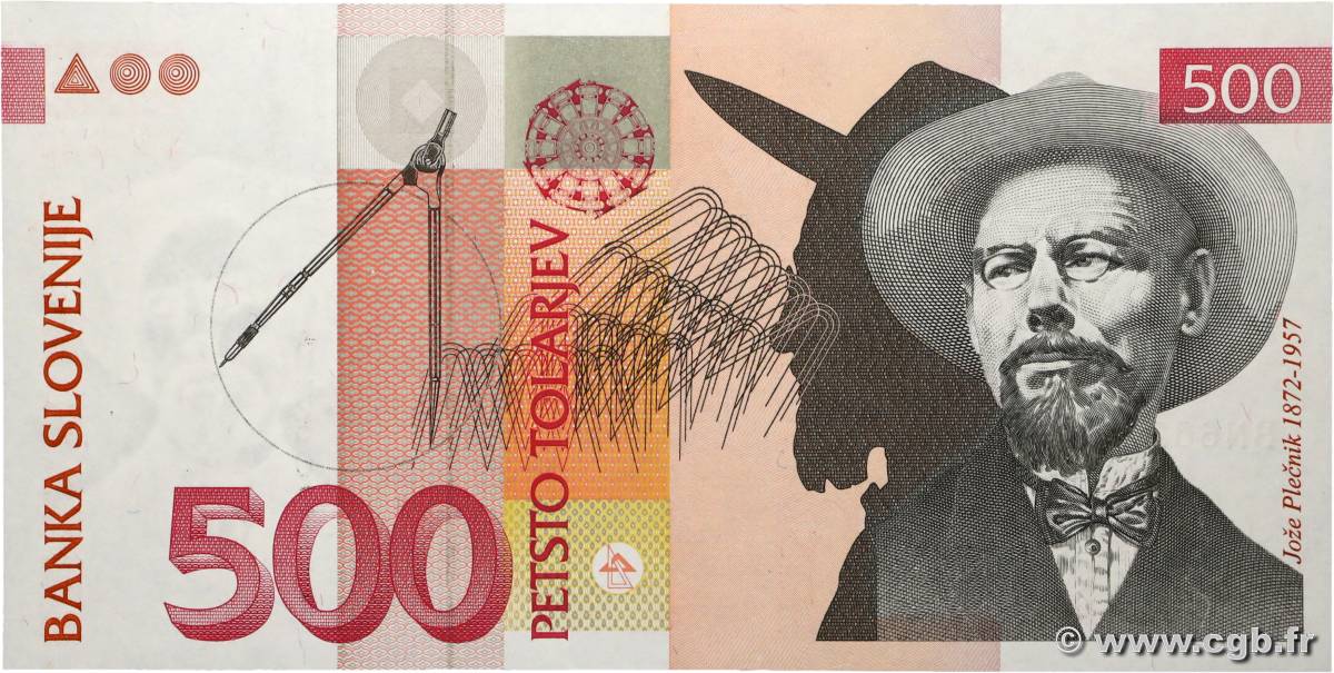 500 Tolarjev SLOVENIA 2001 P.16b UNC