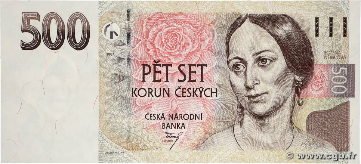 500 Korun RÉPUBLIQUE TCHÈQUE 1997 P.20 NEUF