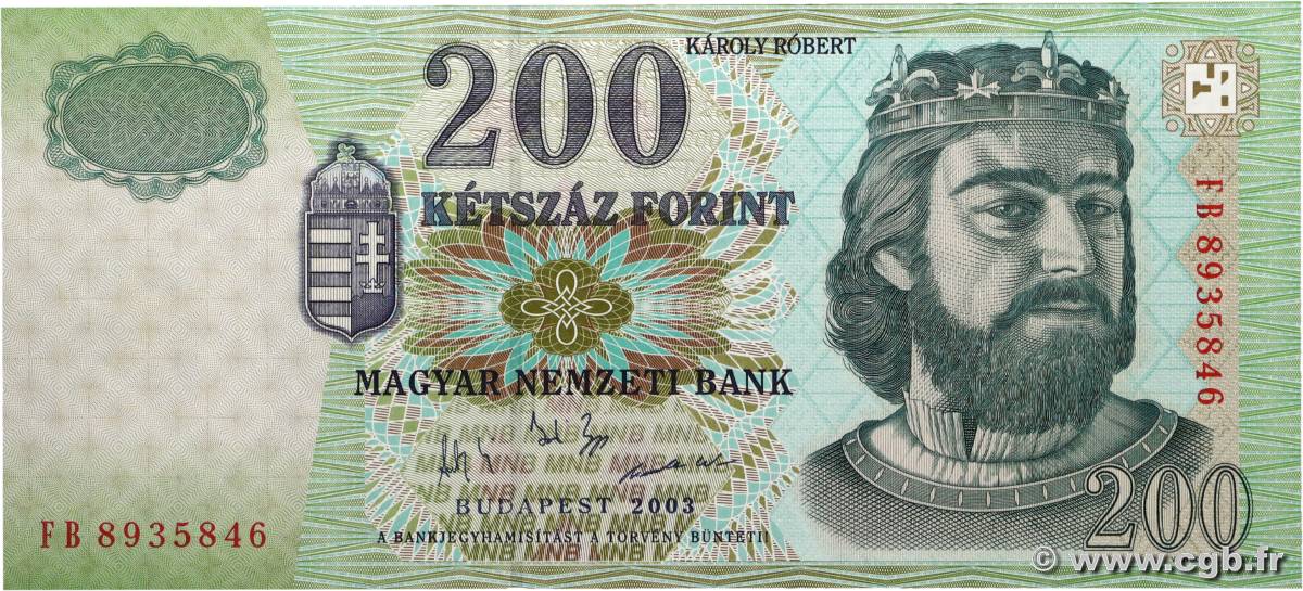 200 Forint HONGRIE 2003 P.187c NEUF