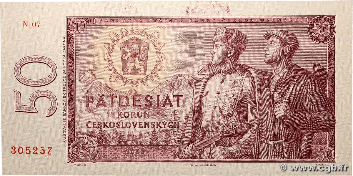 50 Korun TCHÉCOSLOVAQUIE 1964 P.090d pr.NEUF