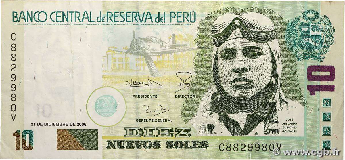 10 Nuevos Soles PÉROU 2006 P.179b TTB