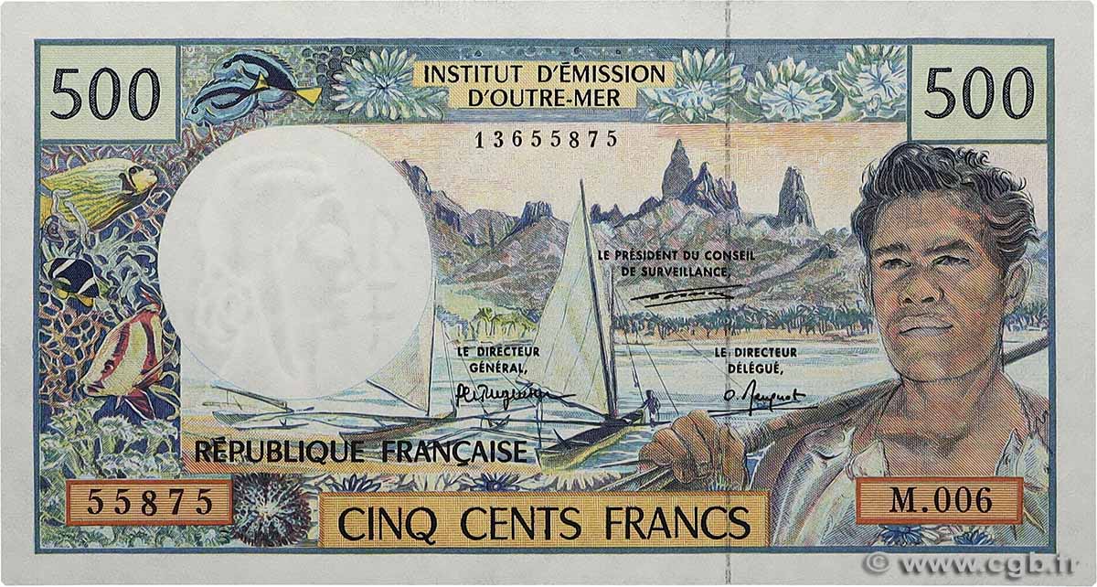 500 Francs FRENCH PACIFIC TERRITORIES 1992 P.01b ST