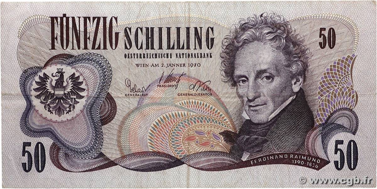 50 Schilling AUTRICHE 1970 P.143a TB+