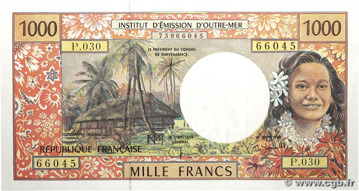 1000 Francs POLYNÉSIE, TERRITOIRES D OUTRE MER 2002 P.02h NEUF