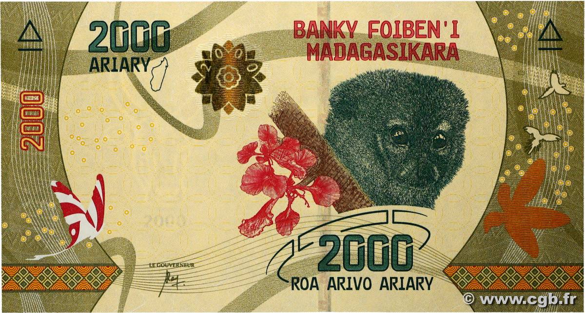 2000 Ariary MADAGASCAR 2017 P.101 UNC