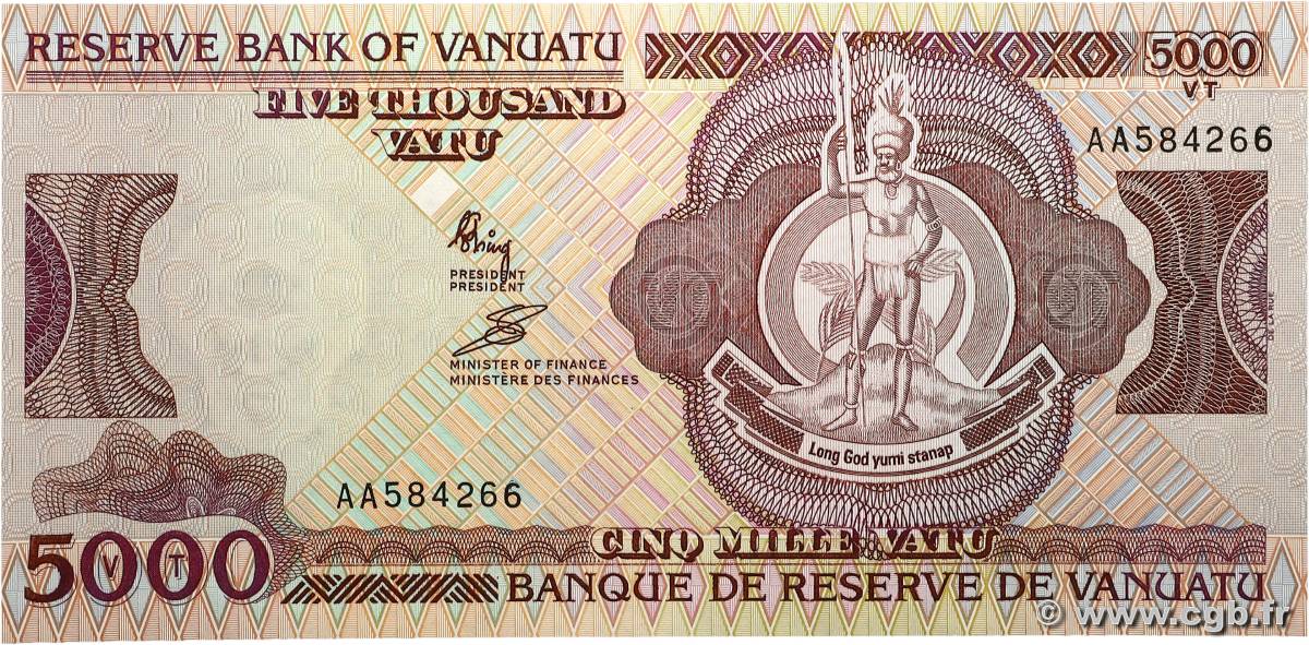 5000 Vatu VANUATU 1993 P.07 pr.NEUF