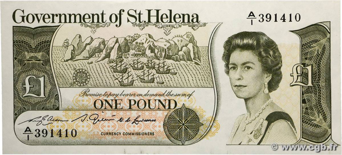 1 Pound SAINTE HÉLÈNE 1981 P.09a pr.NEUF