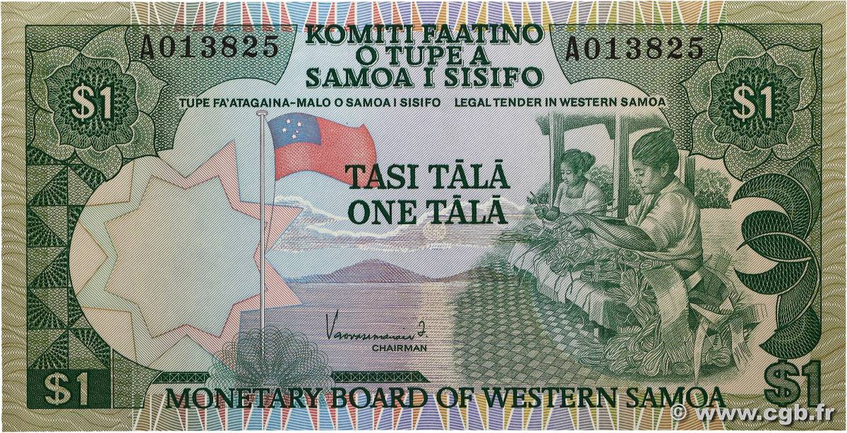1 Tala SAMOA 1980 P.19 pr.NEUF