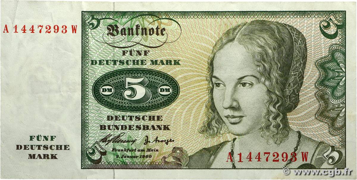 10 Deutsche Mark ALLEMAGNE FÉDÉRALE 1980 P.30b TTB+