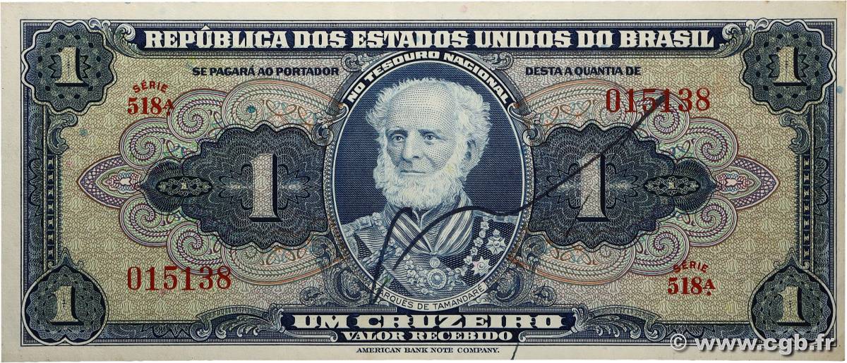 1 Cruzeiro BRÉSIL 1944 P.132 SUP