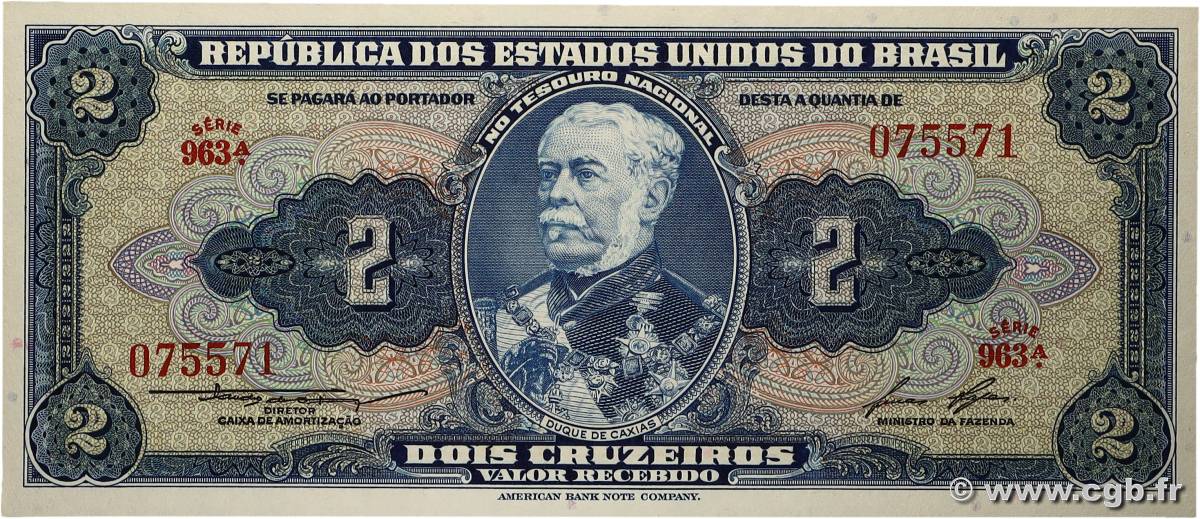 2 Cruzeiros BRÉSIL 1958 P.151b NEUF